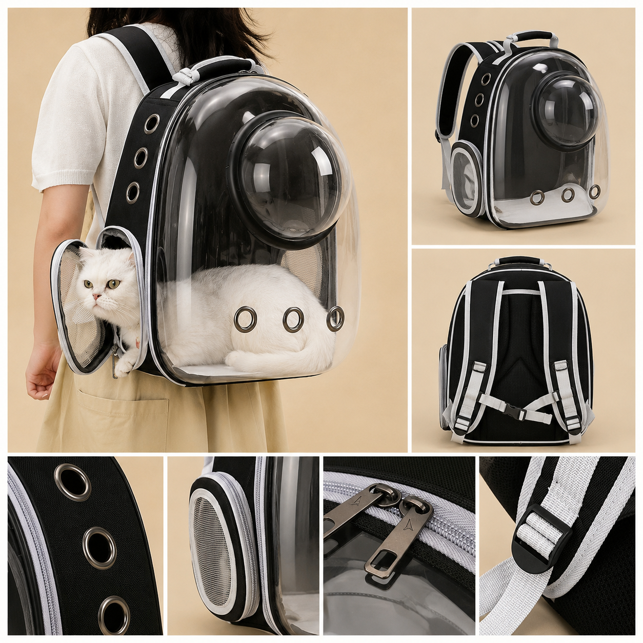 space capsule pet backpack 2