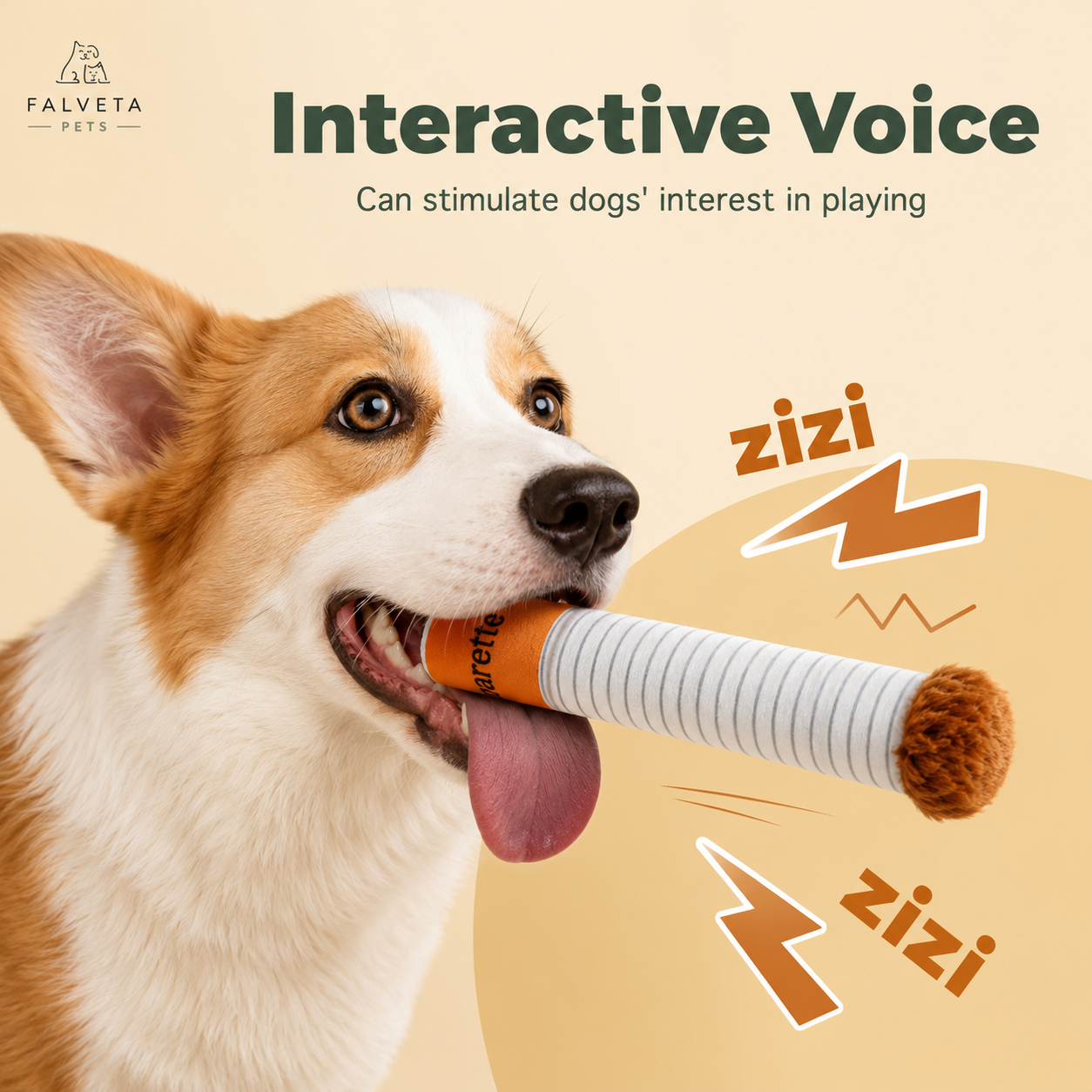 Bad Habits Chew Toy - Cigarette Dog Toy