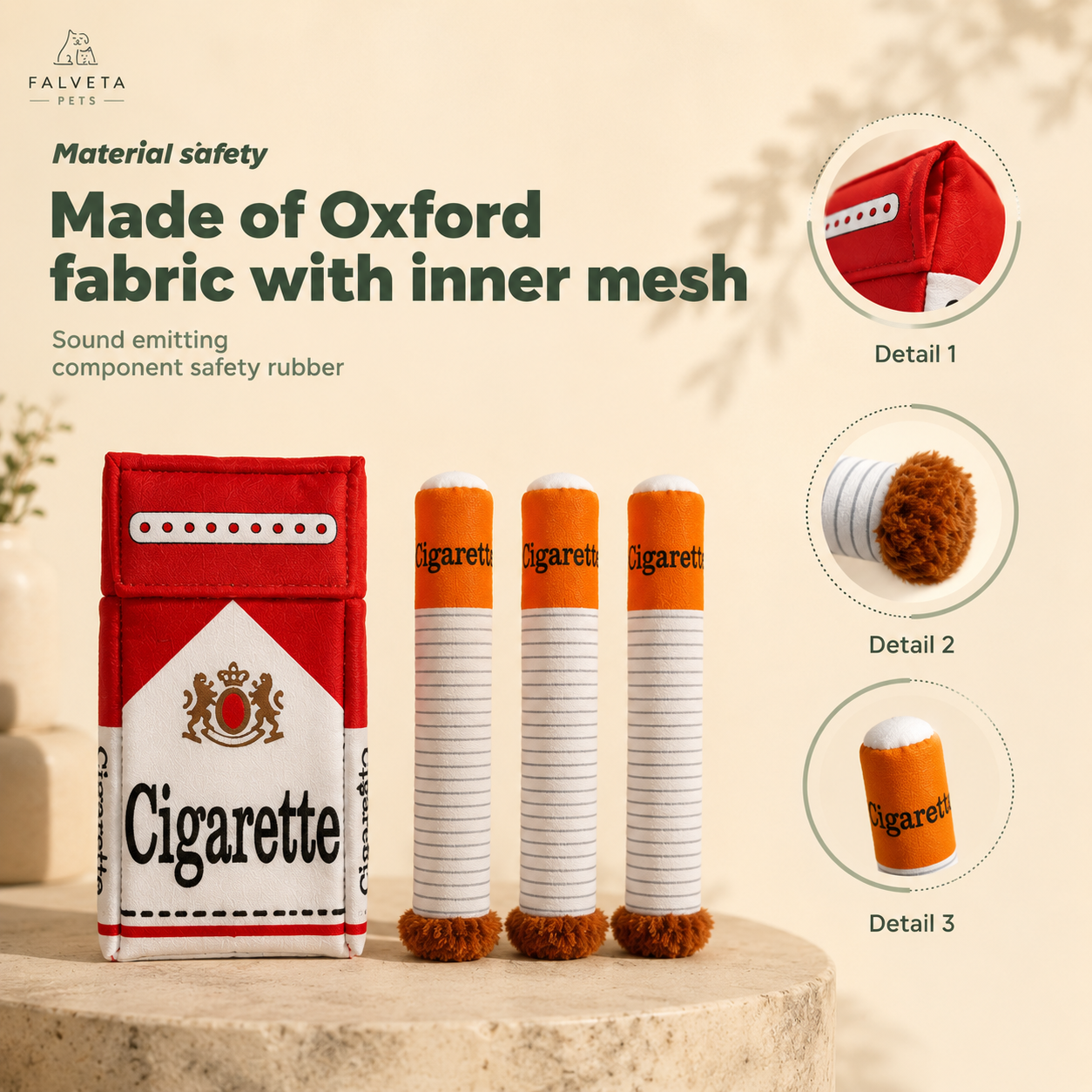 Bad Habits Chew Toy - Cigarette Dog Toy