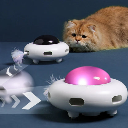 Spinning UFO Cat Toy NZ - Automatic Interactive Electric Toy