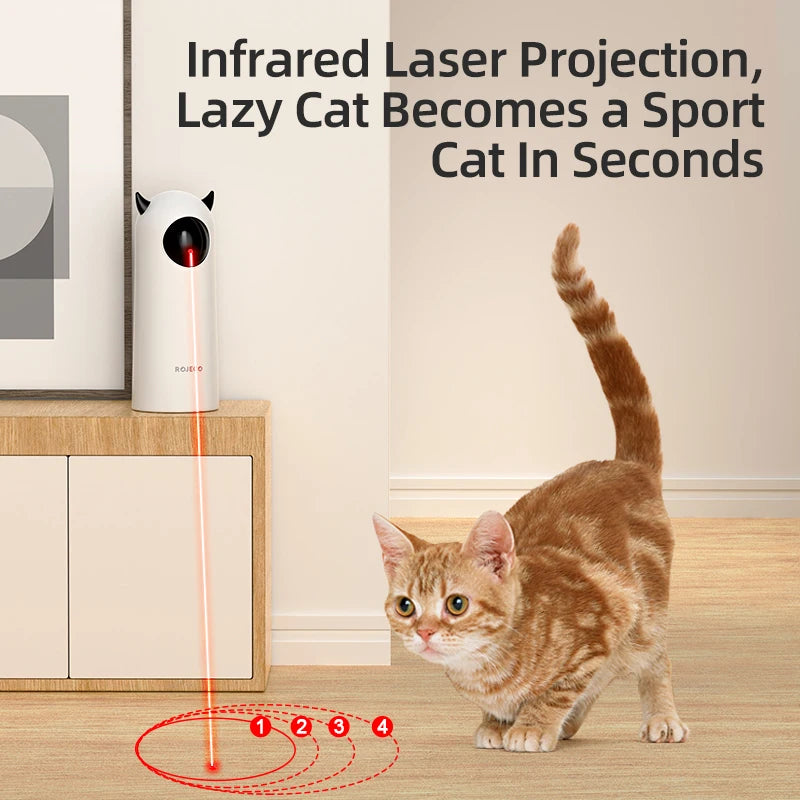 Automatic Laser Cat Toy NZ - Interactive Laser Chaser