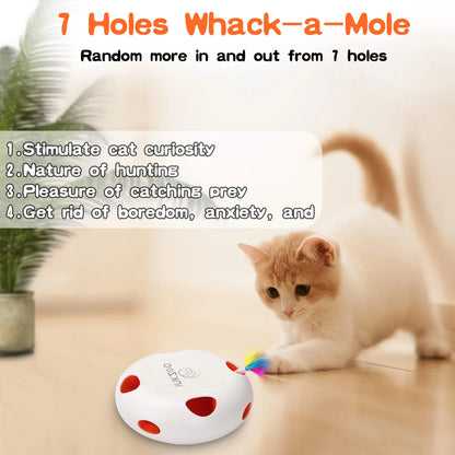Interactive Cat Track Tower NZ - Multi-Level Spinning Ball & Feather Toy