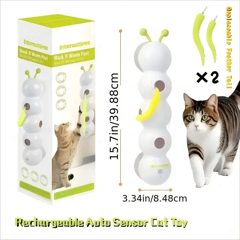 Motion Sensor Cat Toy NZ - Automatic Interactive Feather Toy