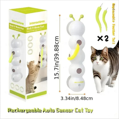 Motion Sensor Cat Toy NZ - Automatic Interactive Feather Toy