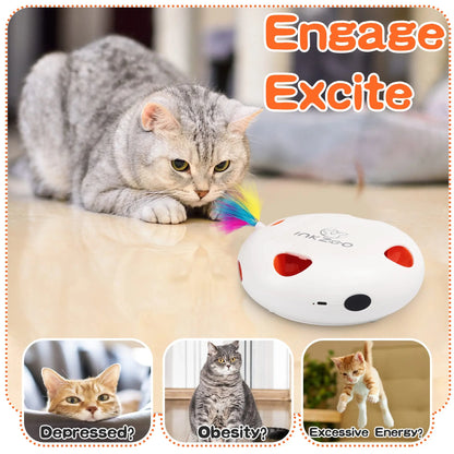 Interactive Cat Track Tower NZ - Multi-Level Spinning Ball & Feather Toy
