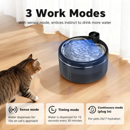 Pet Water Fountain NZ - Quiet Automatic Cat & Dog Drinker