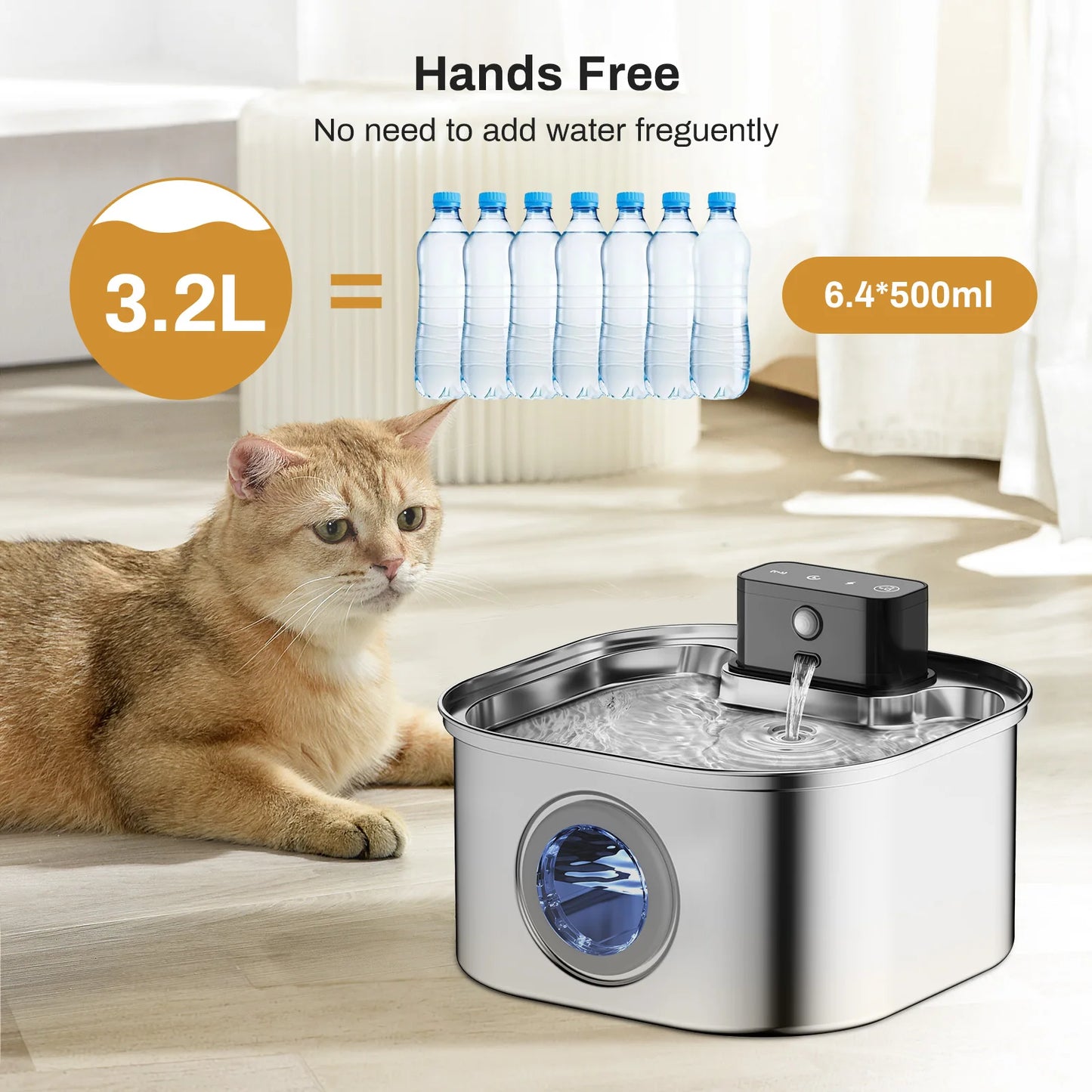 Cordless Pet Water Fountain NZ - Wireless Rechargeable Drinker