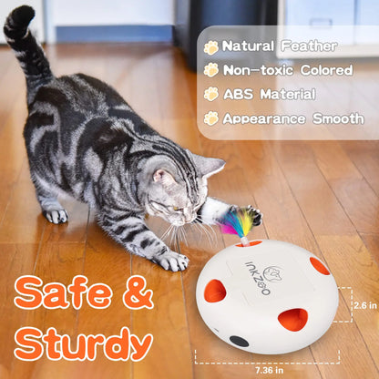 Interactive Cat Track Tower NZ - Multi-Level Spinning Ball & Feather Toy