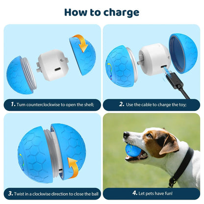 LED Glow Ball for Dogs NZ - Light Up Night Fetch Toy
