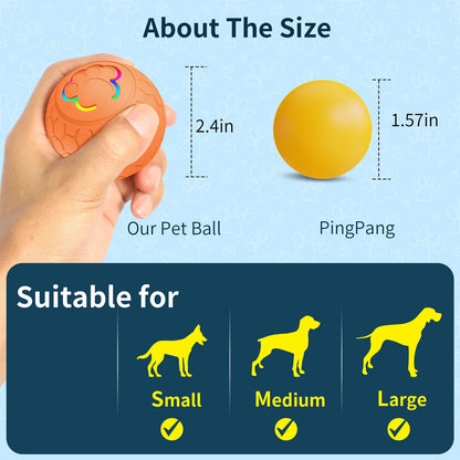 LED Glow Ball for Dogs NZ - Light Up Night Fetch Toy