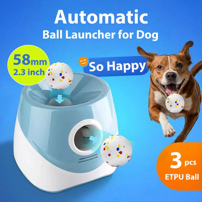 Automatic Dog Ball Launcher NZ - Interactive Fetch Toy