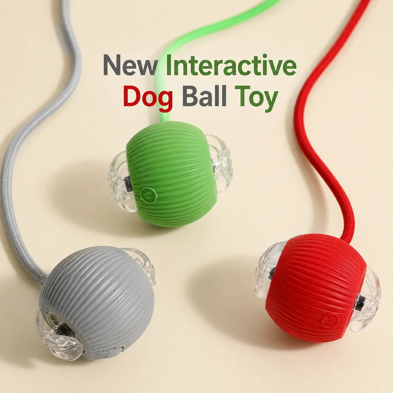 Interactive Dog Bounce Ball NZ - Chew & Fetch Toy