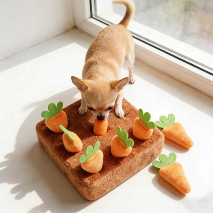dog snuffle mat carrots 2