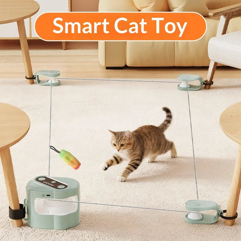 Room chaser interactive cat toy — automatic string chase system NZ