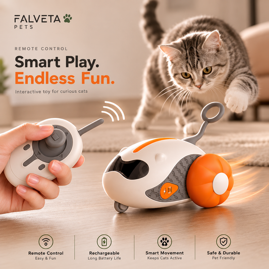 Remote control rover cat toy — smart interactive RC toy NZ